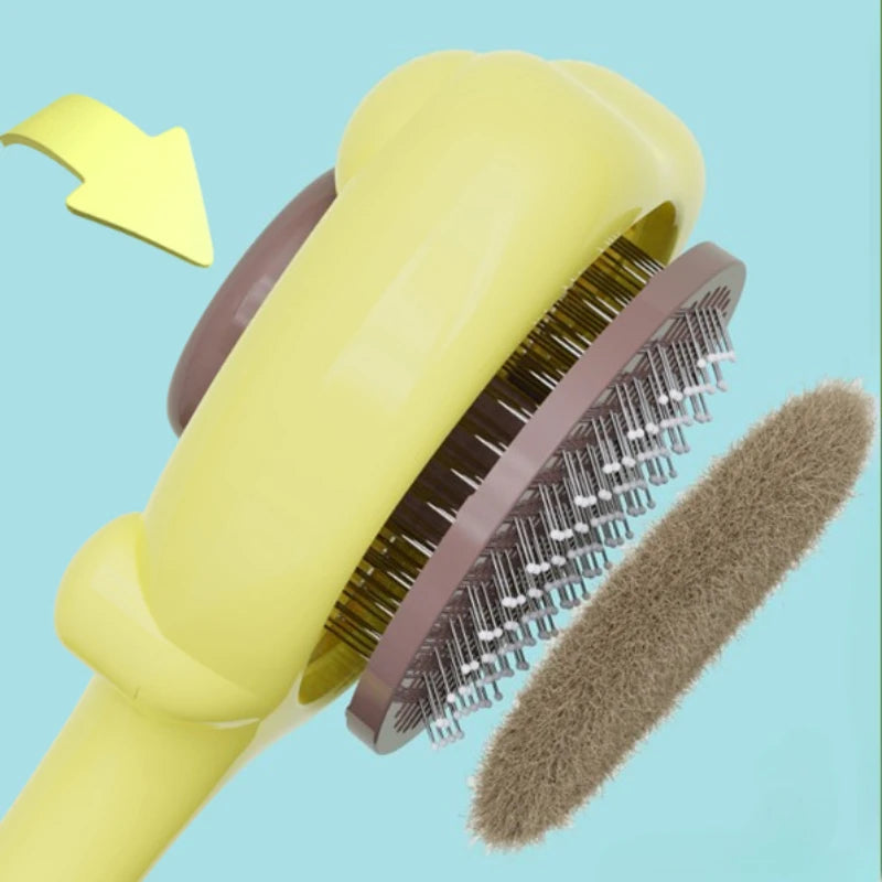 Peine para Gatos - Diseño ergonómico y fácil de usar para un pelaje saludable