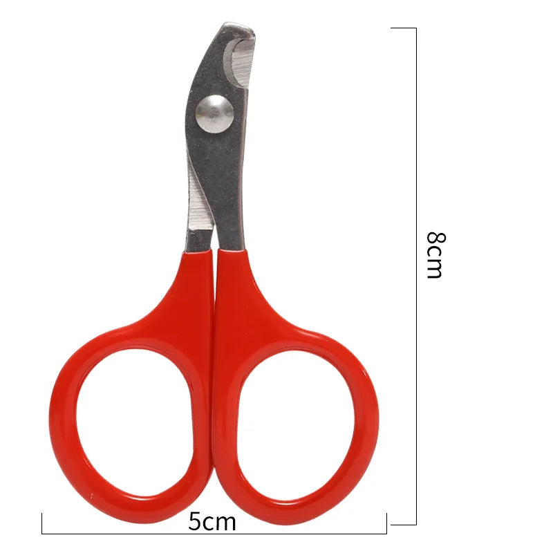 Tijeras Cortapelos para Mascotas de Acero Inoxidable con Mango Antideslizante