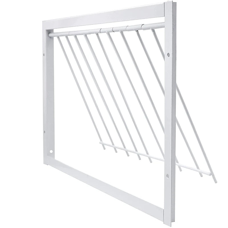 Puerta de entrada para palomas de metal con barras de alambre, resistente y duradera