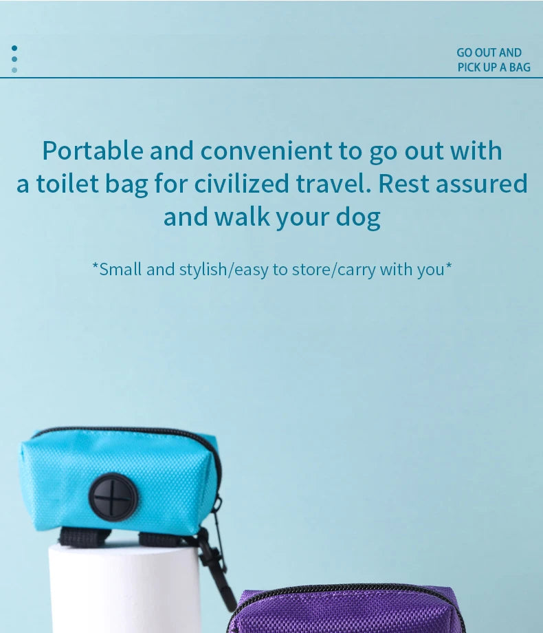 Dispensador de Bolsas para Heces de Perro - Portátil, Resistente y de Fácil acceso
