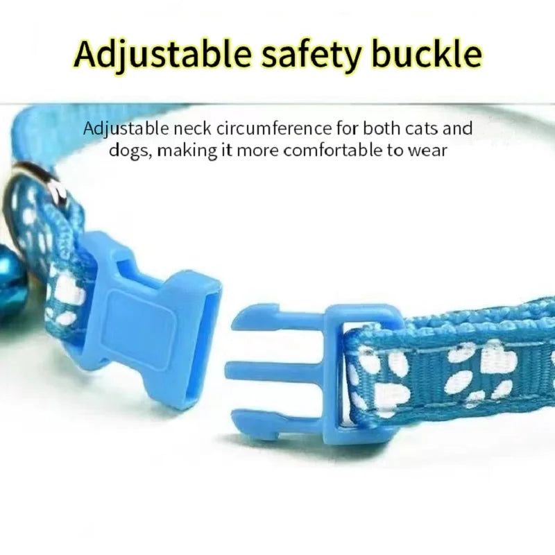 Collar para Gatos con Campana y Diseño Colorido – Ajustable, Duradero y Antiguo
