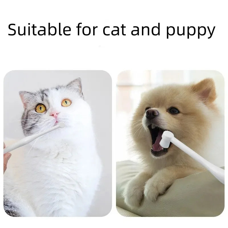 Cepillo de Dientes para Mascotas - Diseño Ergonómico y Material Seguro