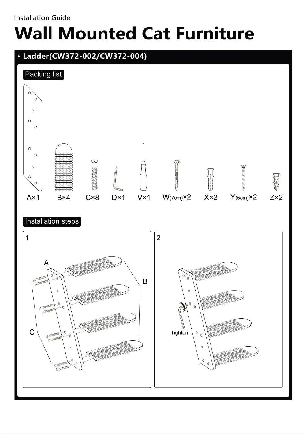 Árbol para gatos de doble nivel con hamaca y estantes de pared
