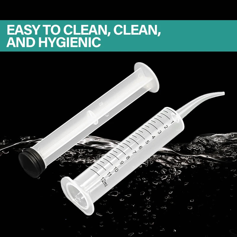 Jeringa de codo de plástico para aves con capacidad de 12ml — Pack de 3, 5 o 10 unidades