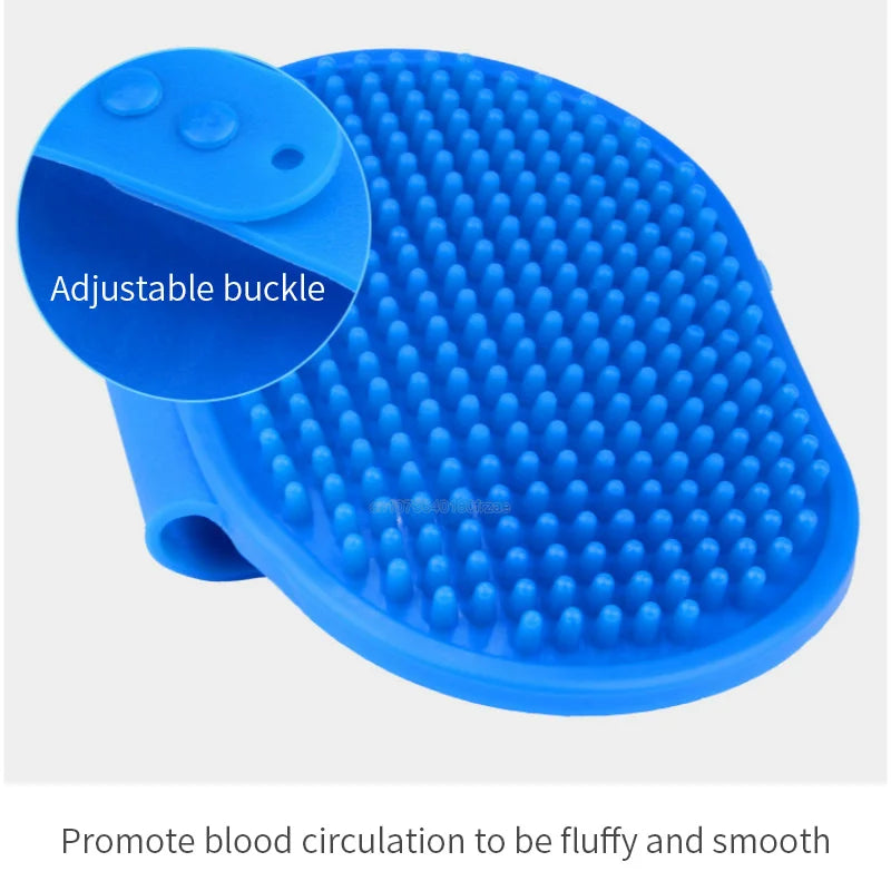 Cepillo de Limpieza para Perros con Mango de Goma – Estimula y Masajea su Piel, Diferentes Colores