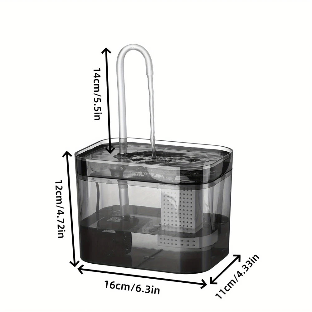 Dispensador de agua automático para gatos y perros con capacidad de 1.5L