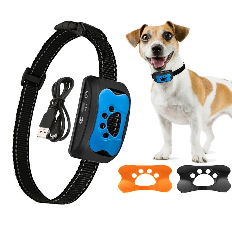 Collar de Entrenamiento para Perros con Funciones de Advertencia, Vibración y Sensibilidad Ajustable