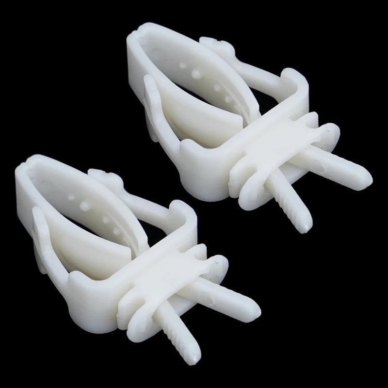 Pinzas de fruta para aves en acero inoxidable y plástico - Kit de clips para alimentación y alimentación segura para loros, aves pequeñas y roedores