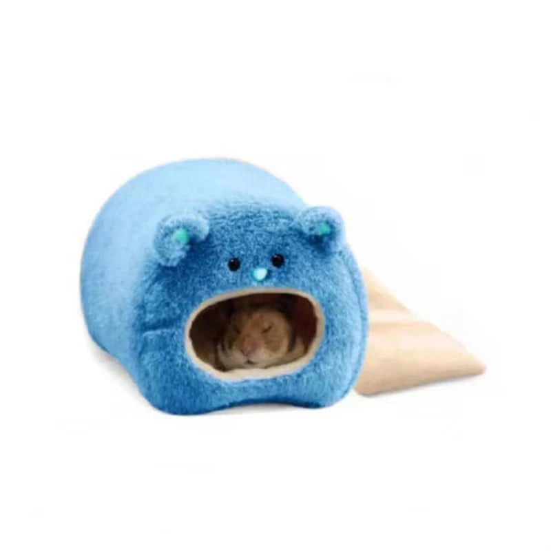 Hamaca para Roedores en Forma de Oso con Almohadilla Reemplazable y Diseño Acogedor