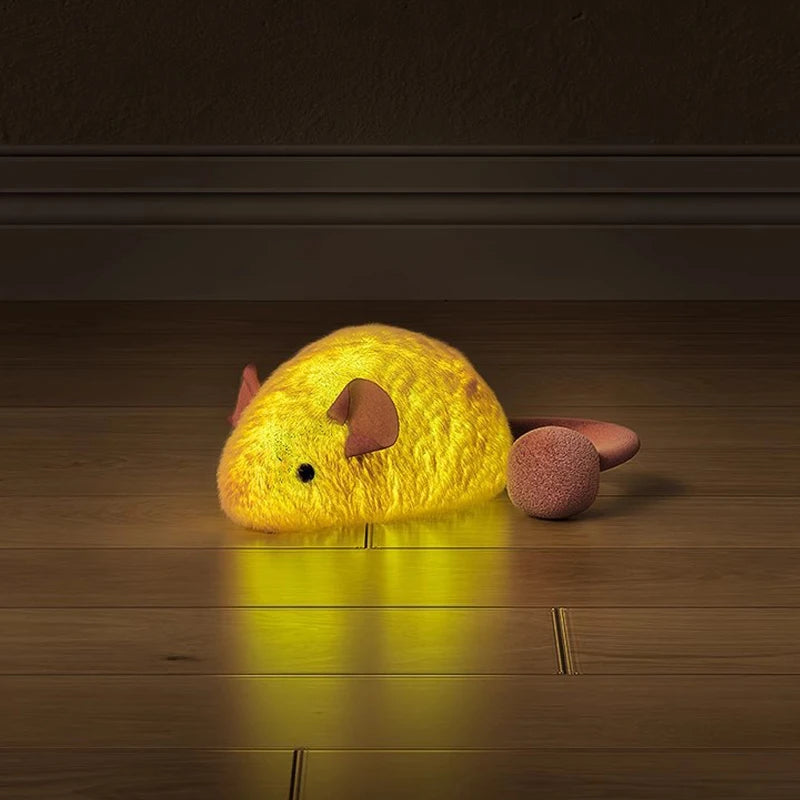 Juguete para Gatos con Efecto Glow y Sonidos Atractivos - Peluche de 15cm