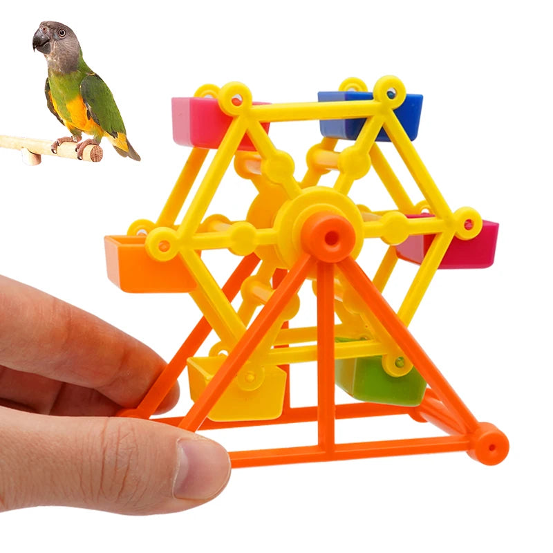 Juguete de entrenamiento para aves en movimiento y estimulación cognitiva