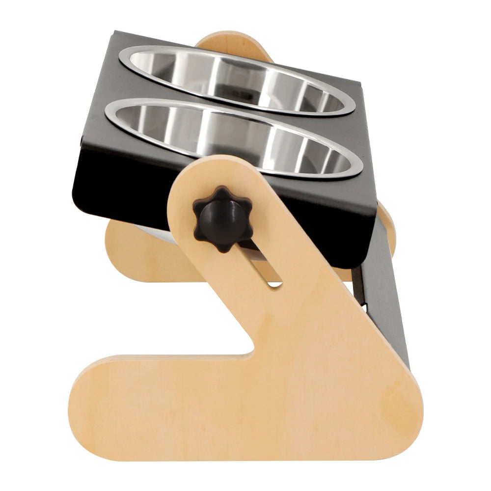 Cuenco de comida para perros de hierro, resistente y de tamaño medio