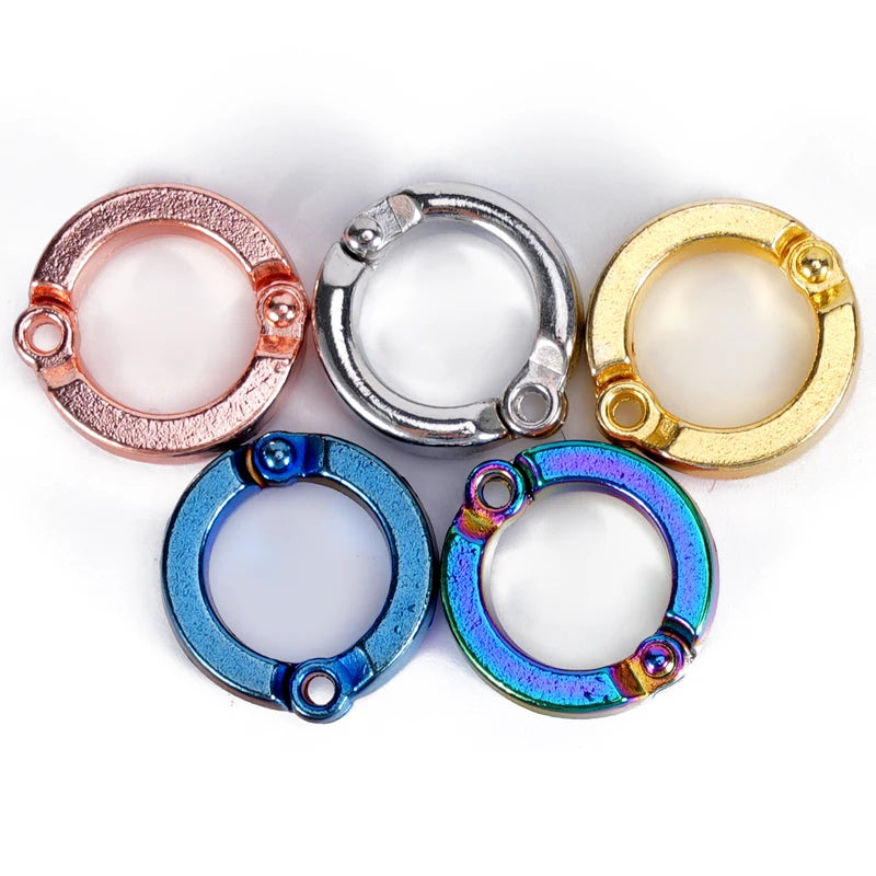 Anillos de pata metálicos para loros y aves de 4 a 15mm