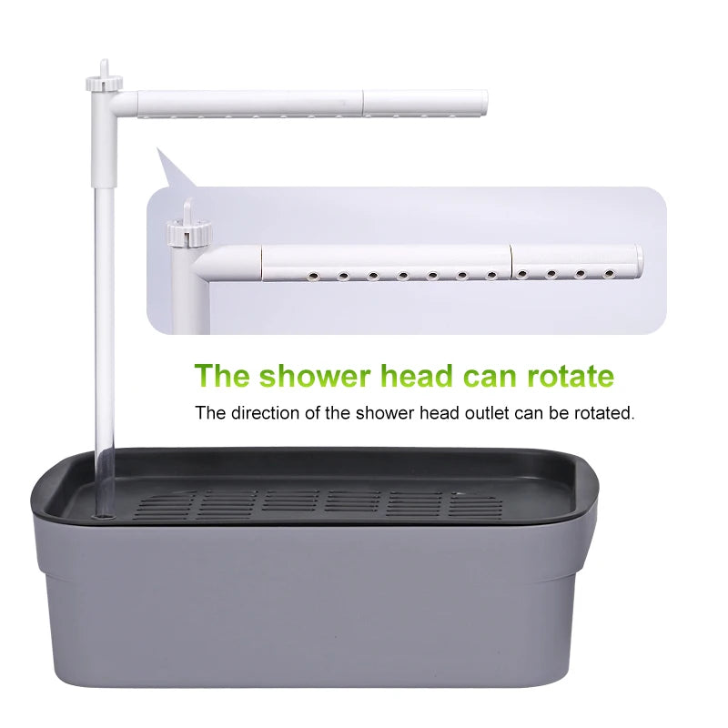 Bañera automática para aves con sistema de circulación y secado eficiente