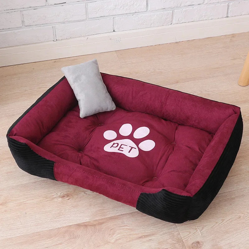 Cama de Algodón BPEDT para Perros – Suave, Transpirable y Cómoda