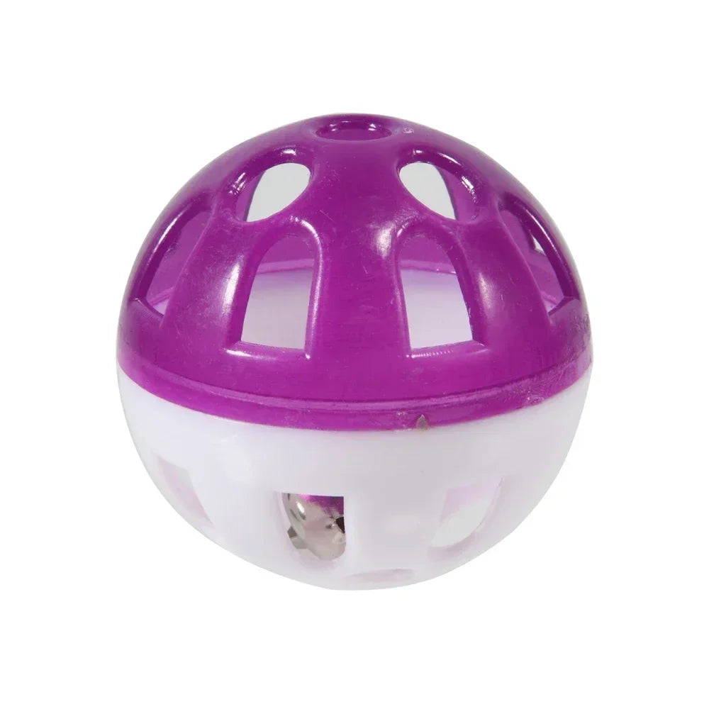 Juguete interactivo de bolas con cascabel para aves y otros pequeños animales