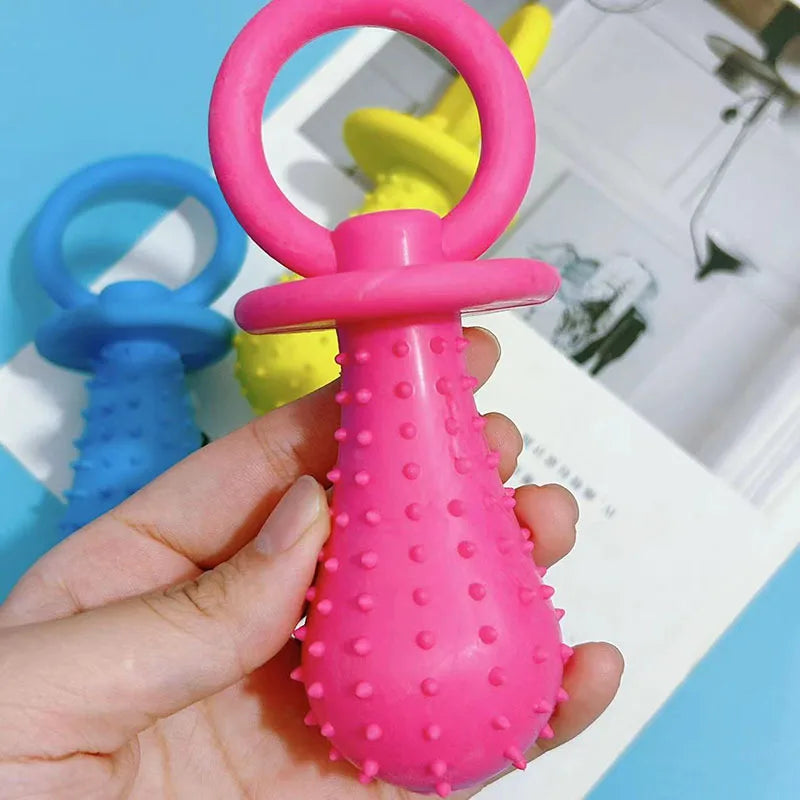 Juguete de Mordida de Goma para Perros Pequeños – Resistente, Seguro y Duradero