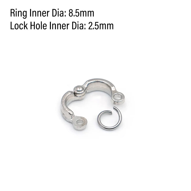 Aros para patas de aves en metal de diferentes tamaños para entrenamiento y identificación