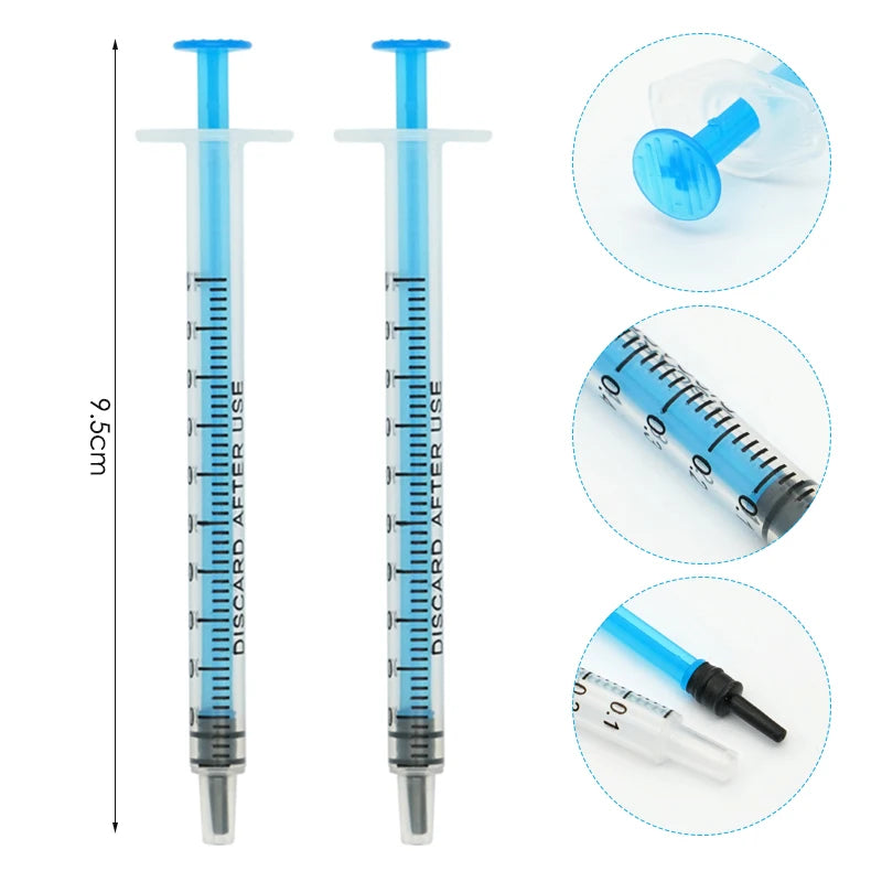 Jeringas desechables de plástico de 1ML para alimentación y cuidado de animales de granja