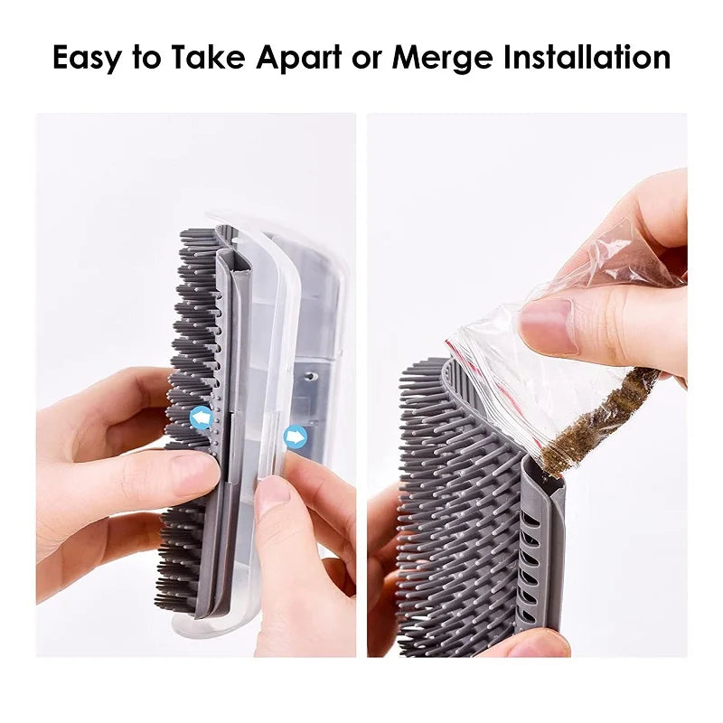 Cepillo para Gatos en Forma de Muro - Autolimpiador, Suave y de Fácil Instalación