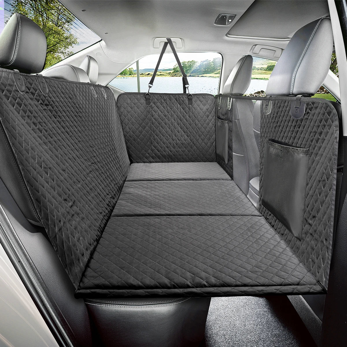 Cubre Asiento de Coche impermeable y espacioso para perros