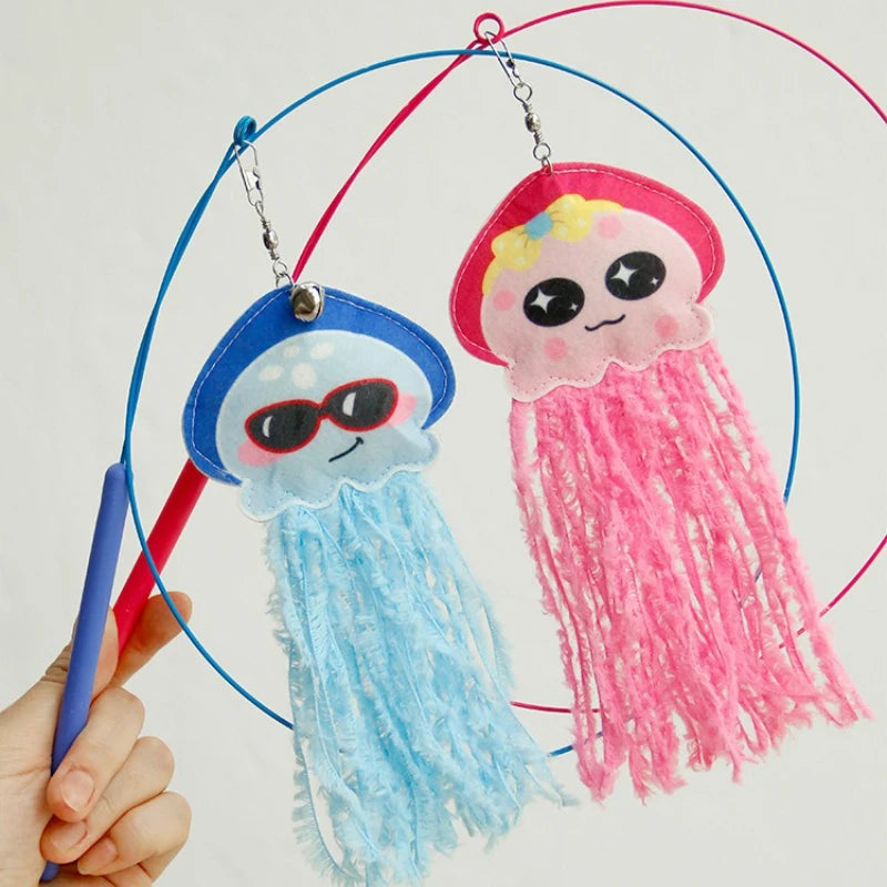 Elemento de Juego para Gatos con Poste de 89 cm de Altura