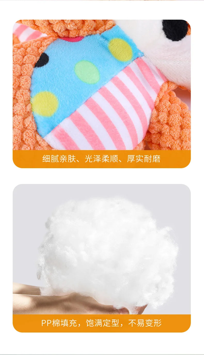 Juguete de Peluche Interactivo para Perros - Resistente a Mordidas, Con Sonido y Estímulo