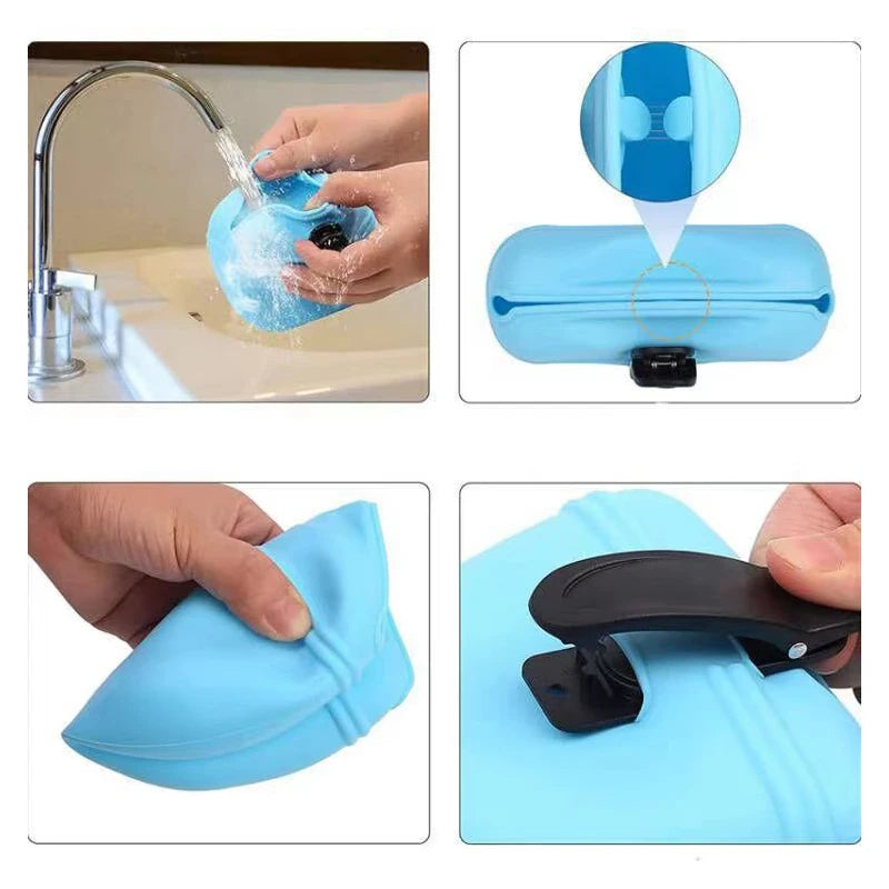 Bolsa de Snacks para Perros en Silicona – Segura, Durable y Portátil