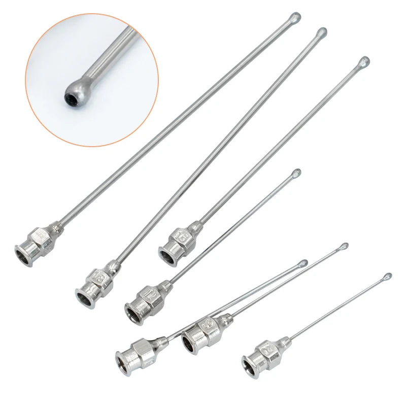 Jeringa de alimentación para aves de 10ml/20ml con tubos de gavilán y acero inoxidable