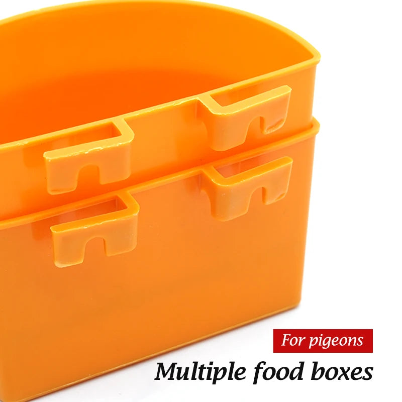 Set de 5 comederos de plástico para aves, antiderrame y fácil de limpiar