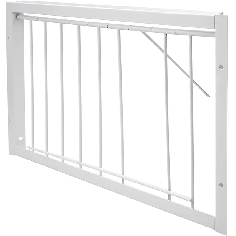 Puerta de entrada para palomas de metal con barras de alambre, resistente y duradera