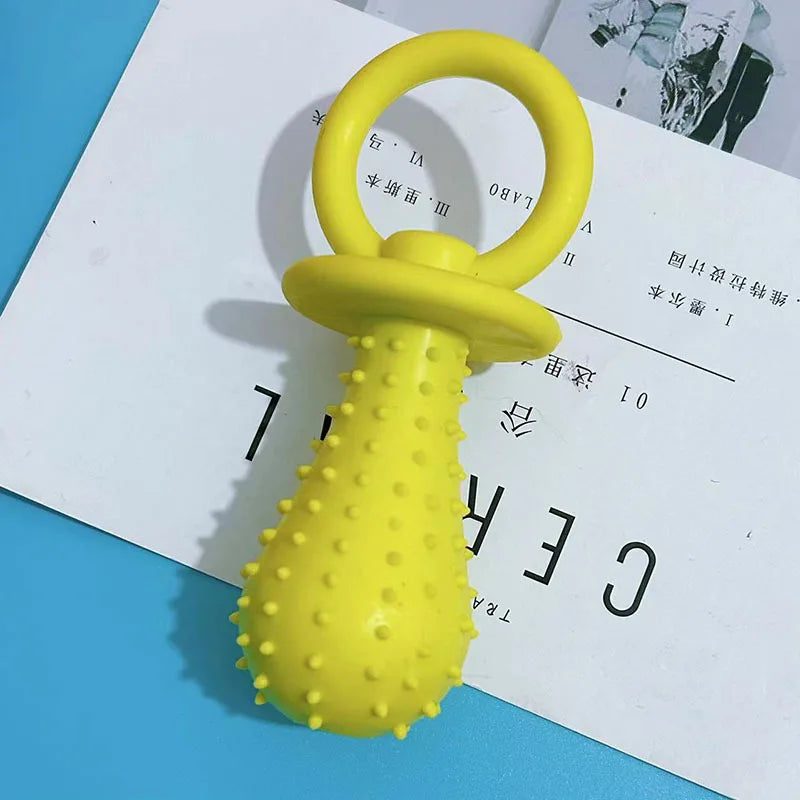 Juguete para Perros de Mordida en Caucho para Limpieza de Dientes - Resistente y Seguro