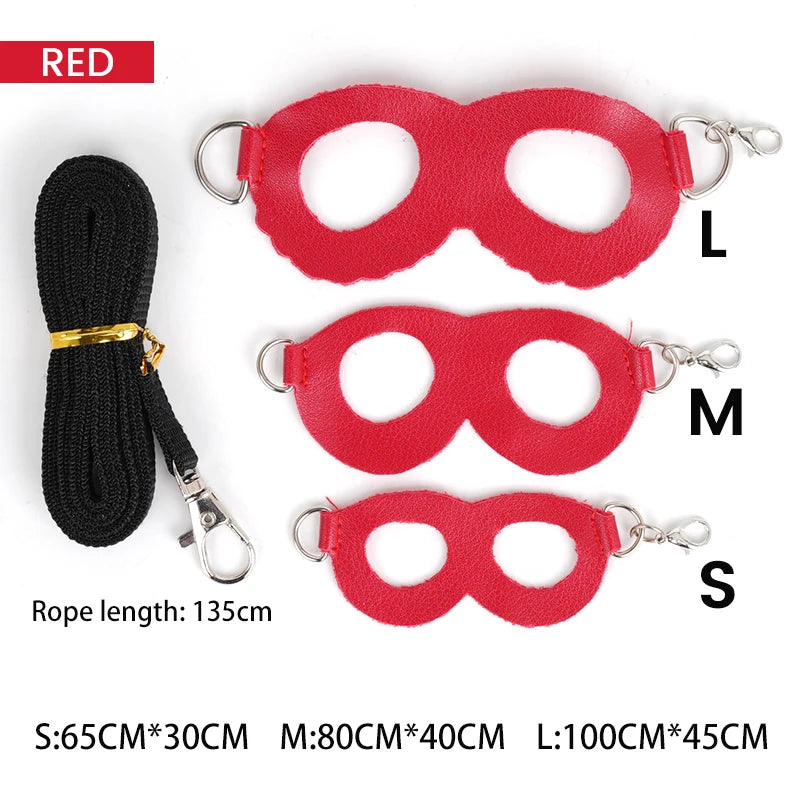 Set de correa antichoques y arnés para mascotas pequeñas en varios colores