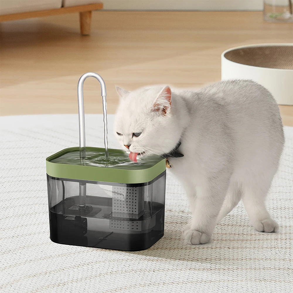 Dispensador de agua automático para gatos y perros con capacidad de 1.5L