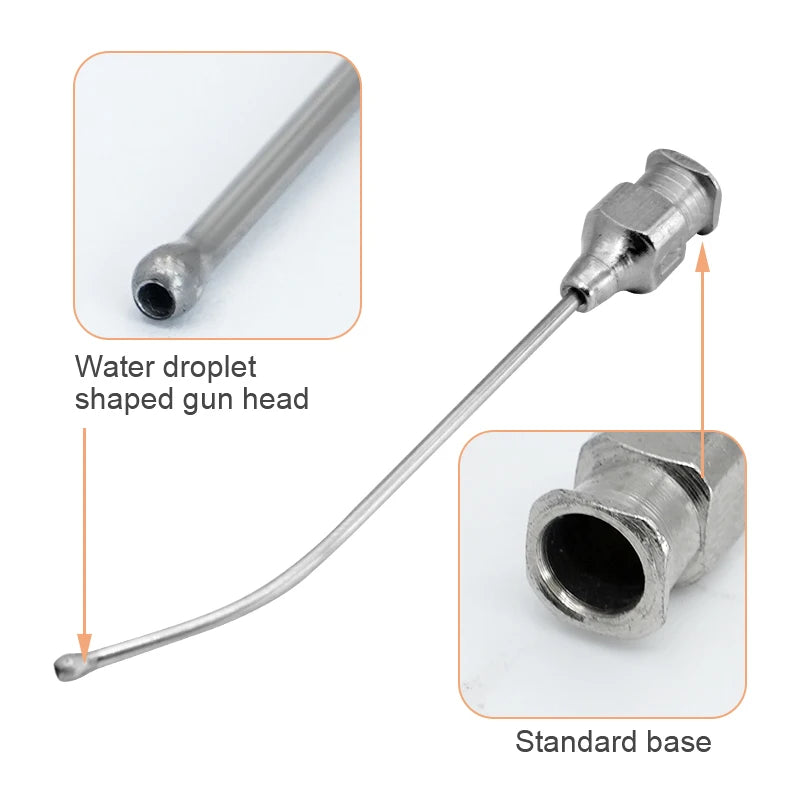 Jeringa de alimentación para aves de 10ml/20ml con tubos de gavilán y acero inoxidable