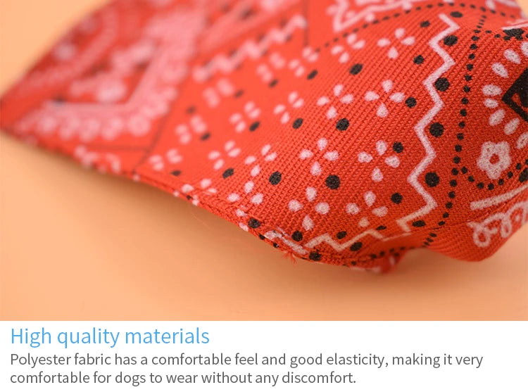 Collar Bandana Personalizable para Perros y Gatos – Conjunto de lazo y babero en colores divertidos