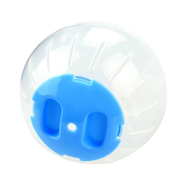 Pelota de Carrera Transparente para Pequeños Animales – Diseño Poroso y Seguro en Colores Azul y Rosa