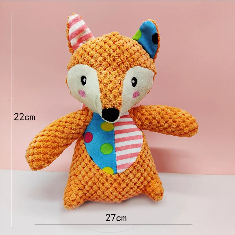 Juguete de Peluche Interactivo para Perros - Resistente a Mordidas, Con Sonido y Estímulo