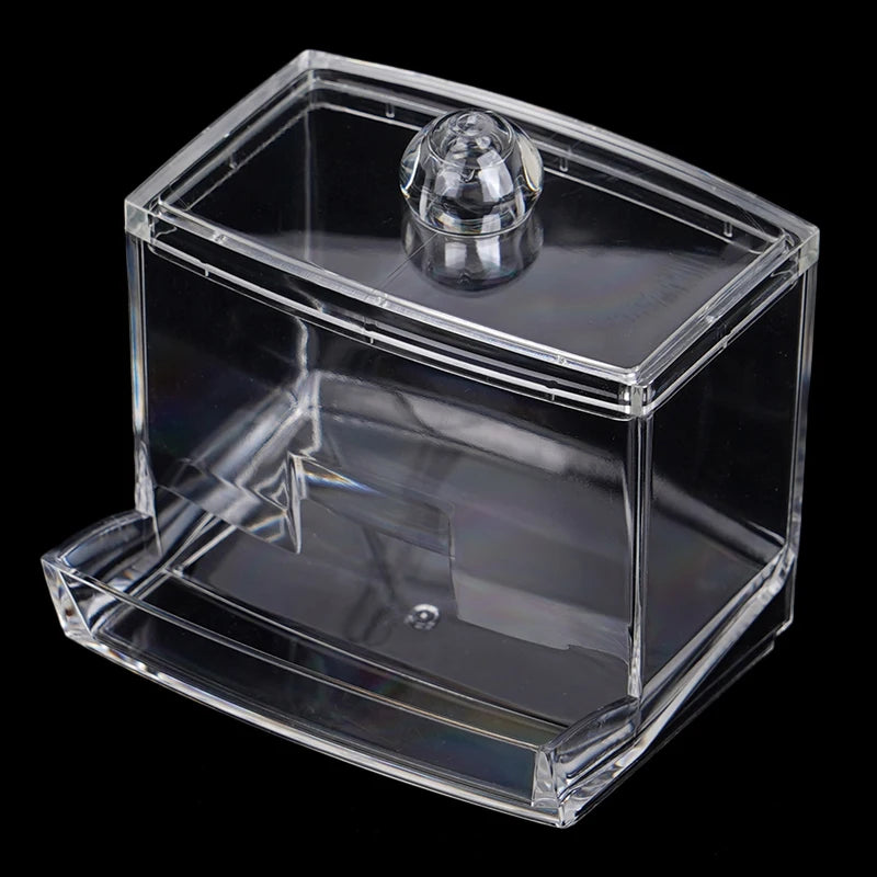 Dispensador de comida automática de acrílico para aves y pequeñas mascotas