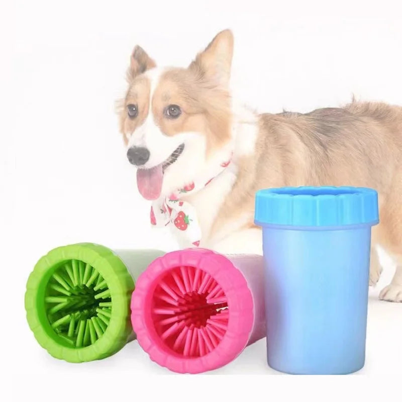 Taza de Limpieza para Patas de Mascotas - Silicona, Antibacteriana y Ergonomica