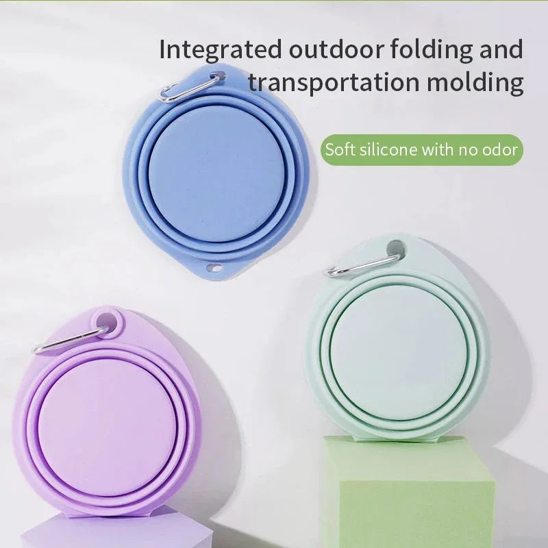 Cuenco Plegable Portátil para Mascotas 350ml – Fácil de Transportar y Resistente al Calor