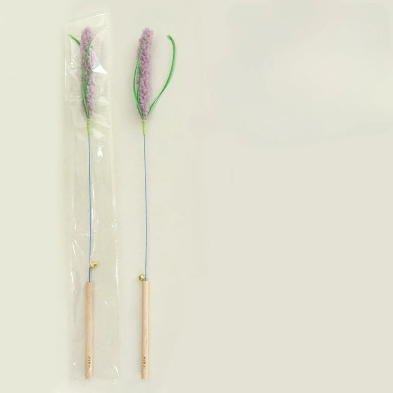 Juguete para Gatos con Plumas - Divertido y Estimulante, Sin Batería