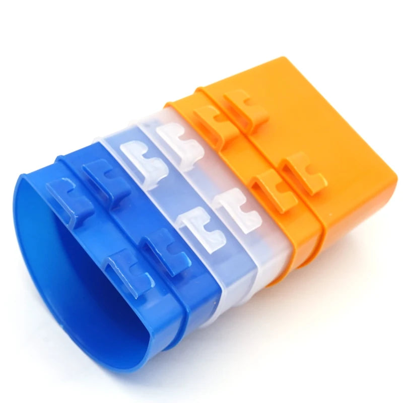 Set de 5 comederos de plástico para aves, antiderrame y fácil de limpiar