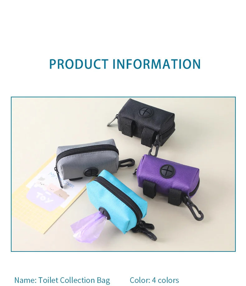 Dispensador de Bolsas para Heces de Perro - Portátil, Resistente y de Fácil acceso