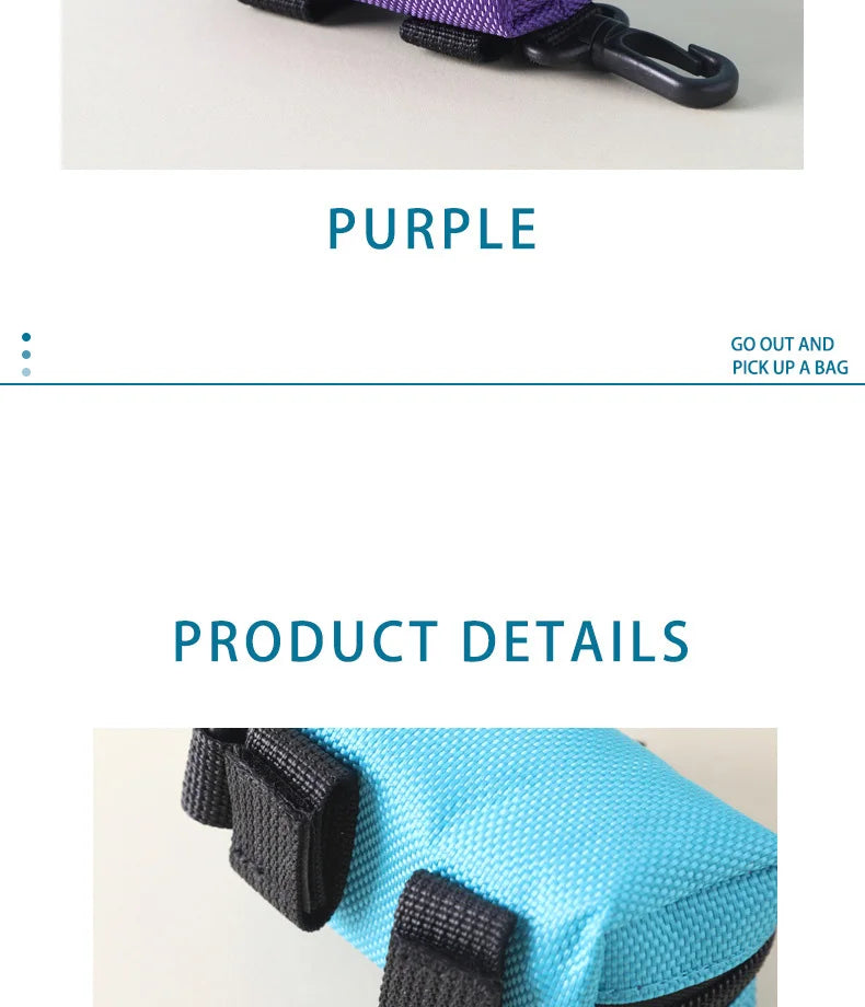 Dispensador de Bolsas para Heces de Perro - Portátil, Resistente y de Fácil acceso