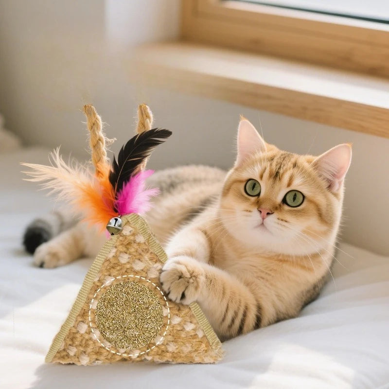 Rascador para Gatos con Material PP Cotton y Tamaño 15x9cm