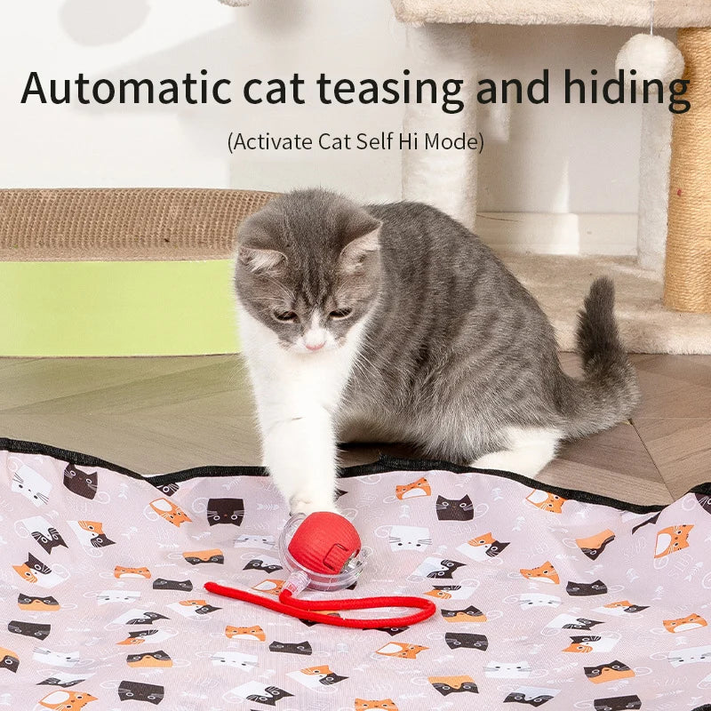 Juguete Interactivo para Gatos con 3 Modos de Funcionamiento y Batería Recarcable