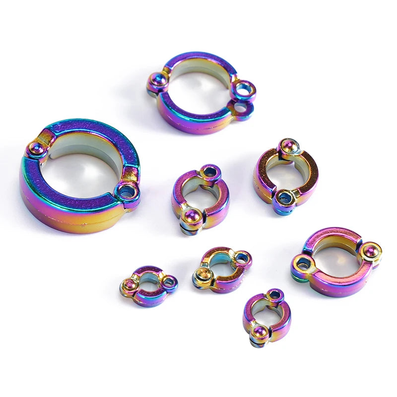 Anillos de pata metálicos para loros y aves de 4 a 15mm