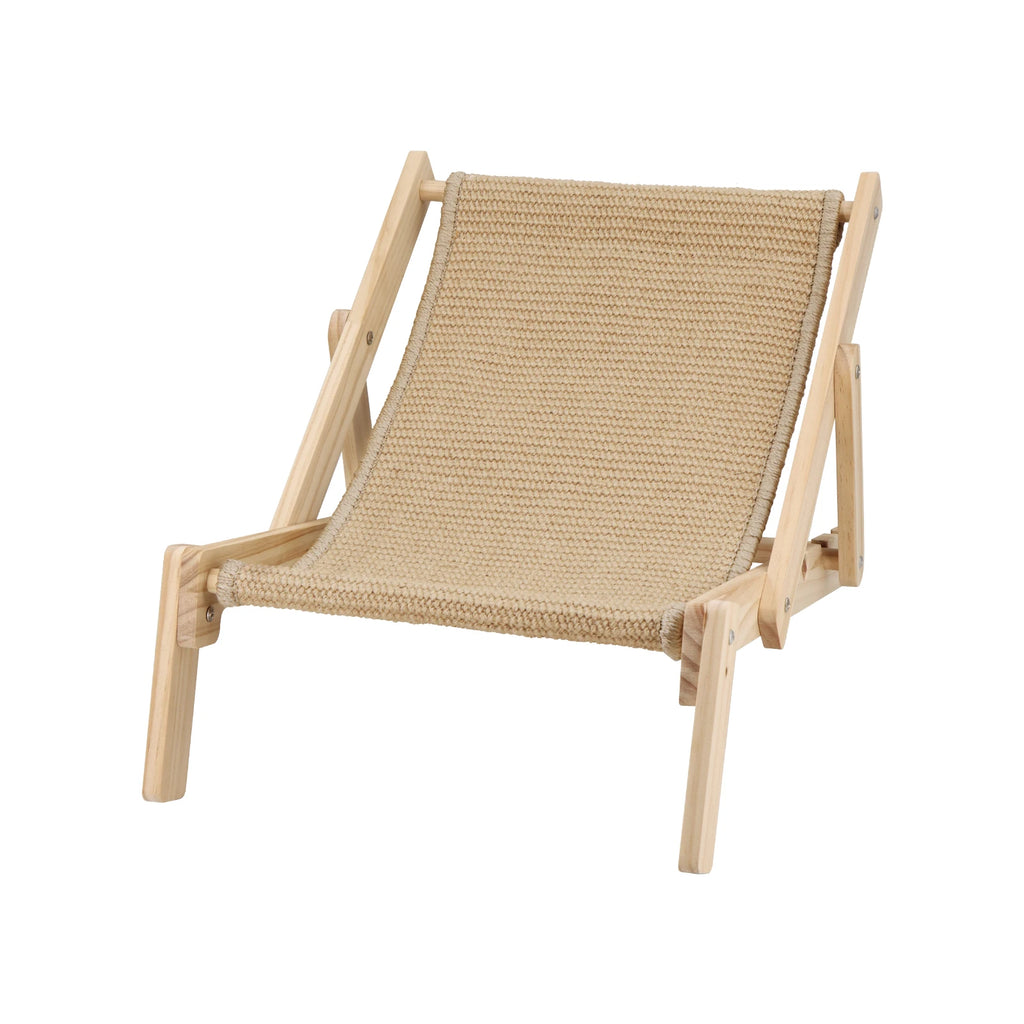 Rascador y cama para gatos en sisal natural con ajuste de posición