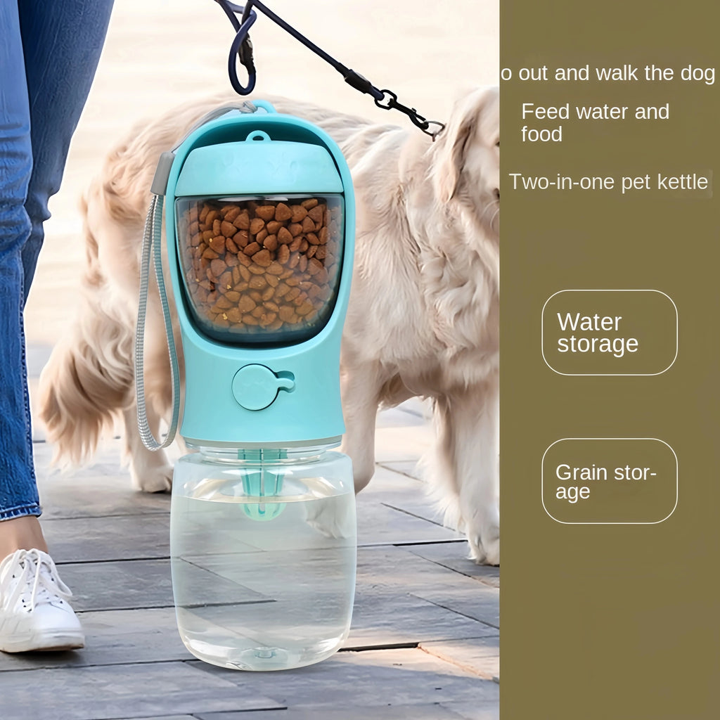 Botella de Agua para Perros de 500g - Práctica y Duradera en Plástico